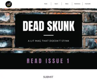 Deadskunkmag.com(Dead Skunk) Screenshot