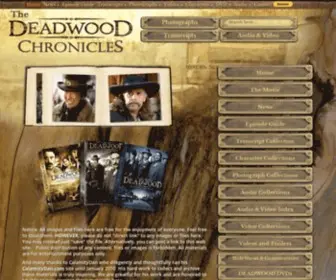 Deadwoodchronicles.com(The Deadwood Chronicles Home) Screenshot