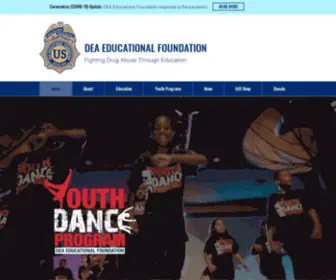 Deaeducationalfoundation.org(DEA Educational Foundation) Screenshot