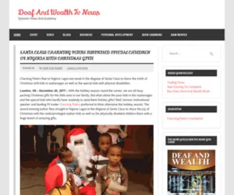 Deafandwealthtv.com(Deaf And Wealth Tv News) Screenshot