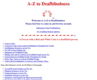 Deafblind.com(A-Z to Deafblindness) Screenshot