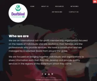 Deafblindinternational.org(Deafblind International) Screenshot