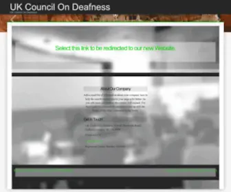 Deafcouncil.org.uk(UK Council On Deafness) Screenshot