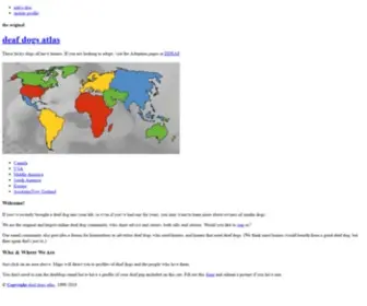 Deafdogsatlas.org(Deaf dogs) Screenshot