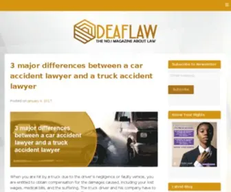 Deaflaw.org(Deaflaw) Screenshot