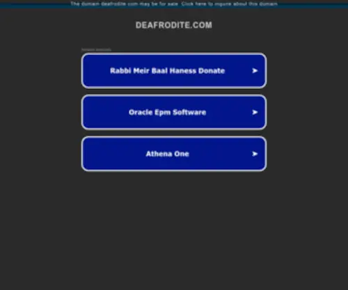 Deafrodite.com(Deafrodite) Screenshot