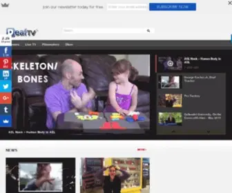 Deaftv.com(deaftv) Screenshot