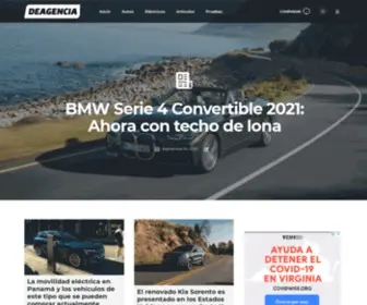 Deagenciapanama.com(Deagencia: Noticias e información de autos nuevos en Panamá) Screenshot