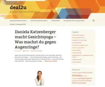 Deal2U.de(Kostenlos vergleichen und Geld sparen) Screenshot