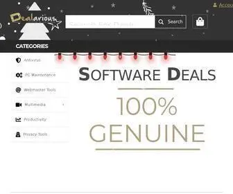Dealarious.com(Dealarious Store) Screenshot