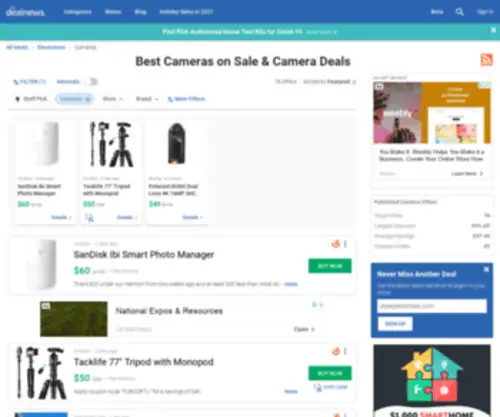 Dealcam.com(Best Cameras for Sale & Cheap Camera Deals) Screenshot