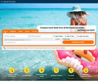 Dealchecker.co.uk(Compare Cheap Holidays) Screenshot