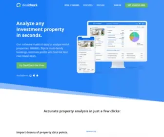 Dealcheck.io(The Leading Real Estate Analysis Software & Calculator) Screenshot