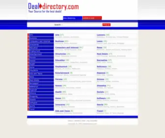 Dealdirectory.com(Your Source to the Best Deals) Screenshot