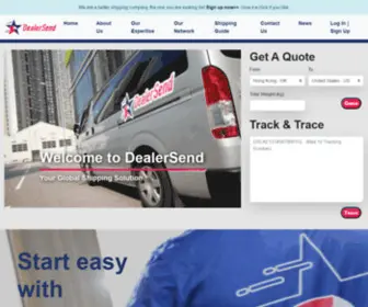 Dealer-Send.com(提供全面的物流服務) Screenshot