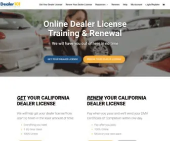 Dealer101.com Screenshot