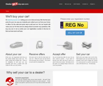 Dealerbuymycar.com(Sell your car with) Screenshot