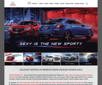 Dealerhondasolo.net(Honda solo) Screenshot