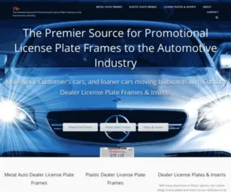 Dealerplateframes.com Screenshot