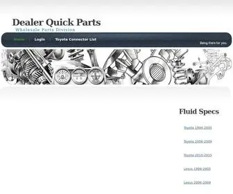 Dealerquickparts.net Screenshot