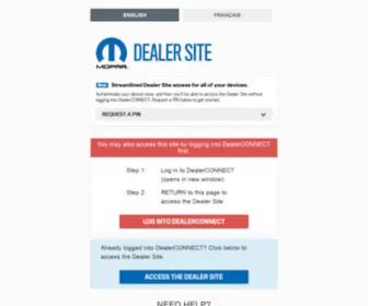 Dealers-Mopar.com Screenshot