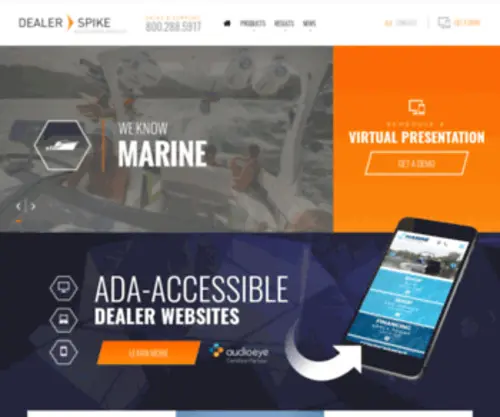 Dealerspikemarine.com Screenshot