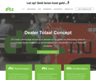 Dealertotaalconcept.nl(DTC uw partner voor Financiering) Screenshot