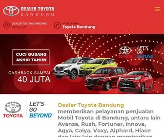 Dealertoyotabandung.com(Toyota Bandung) Screenshot