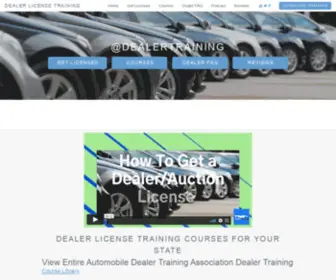 Dealertraining.org Screenshot