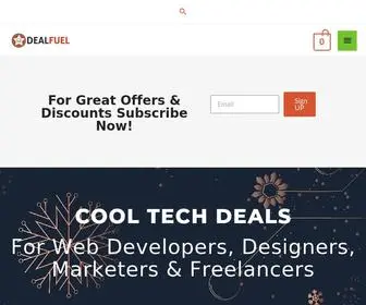 Dealfuel.com(Deals For Web Designers) Screenshot