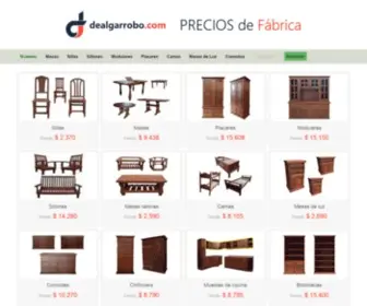 Dealgarrobo.com(Fabrica de MUEBLES DE ALGARROBO) Screenshot
