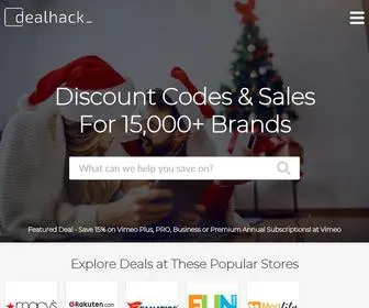 Dealhack.com(Promo Codes) Screenshot