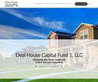 Dealhousefund.com(Deal House Capital Fund I) Screenshot