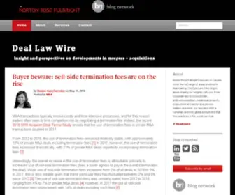 Deallawwire.com(Deal Law Wire) Screenshot