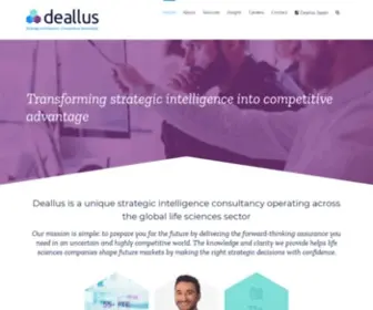 Deallus.com(Deallus Strategic Intelligence Consultancy) Screenshot