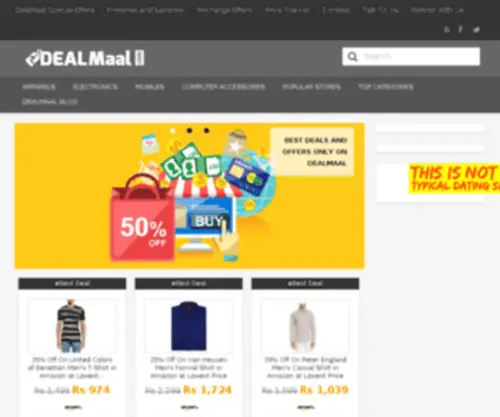 Dealmaal.com(Online Shopping India) Screenshot
