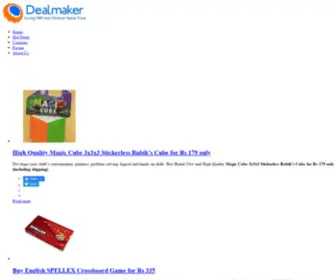 Dealmaker.co.in(For best deals) Screenshot