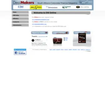 Dealmakers.co.za(Dealmakers) Screenshot