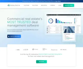 Dealpath.com(Real Estate's Leading Deal Management Software) Screenshot