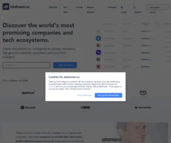 Dealroom.co(Identify promising companies before everyone else) Screenshot