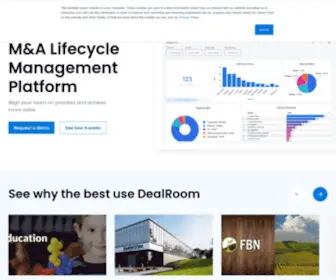 Dealroom.net(M&A Lifecycle Management Software) Screenshot