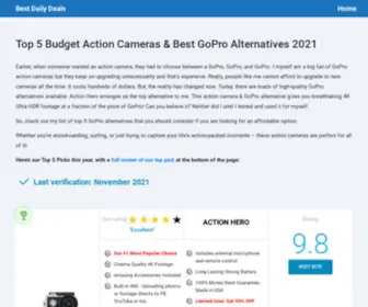 Deals-Finder.com(TOP Budget Action Cameras) Screenshot