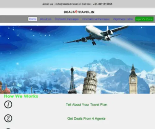 Deals4Travel.in(Travel company) Screenshot