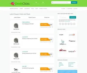 Dealsclicks.com(Deals Clicks) Screenshot