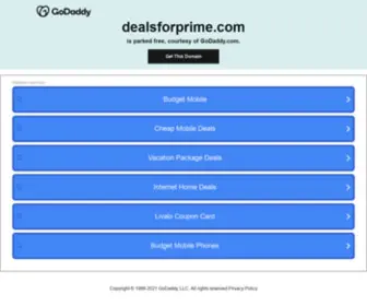 Dealsforprime.com(Dealsforprime) Screenshot