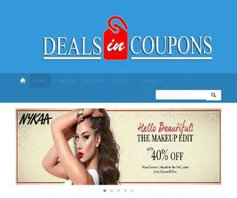 Dealsincoupons.com(Cashback offers) Screenshot