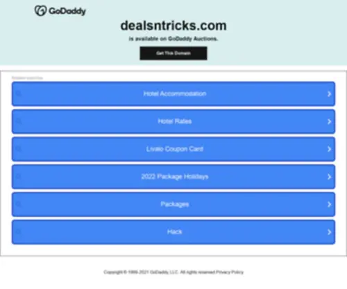 Dealsntricks.com(Deals & Tricks) Screenshot