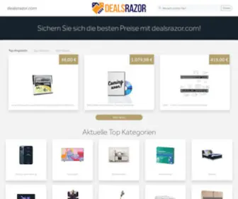 Dealsrazor.com(Preisvergleich) Screenshot