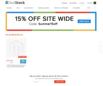 Dealstock.com(Everyday Deals on Electronics) Screenshot