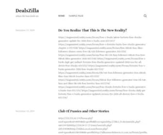 Dealszilla.net(Where the best deals are) Screenshot